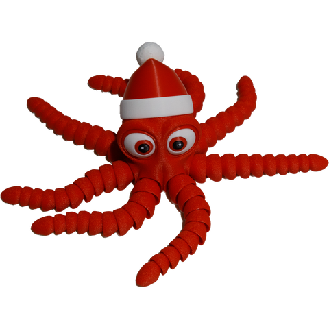 Flexible Octopus Magnetic - Xmas Red